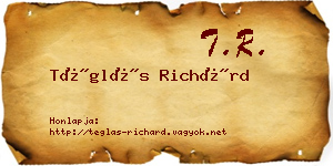 Téglás Richárd névjegykártya